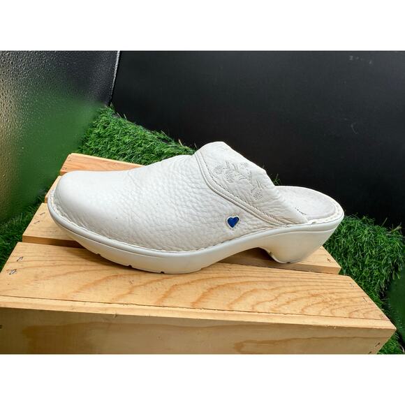 Nurse Mates Thea Clogs- White- Size 8.5W - Picture 4 of 5